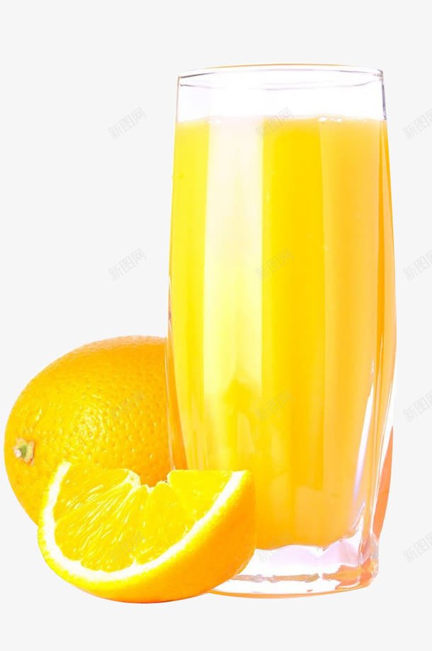 橙汁png免抠素材_新图网 https://ixintu.com 果汁 橙子 水果 美食 黄色