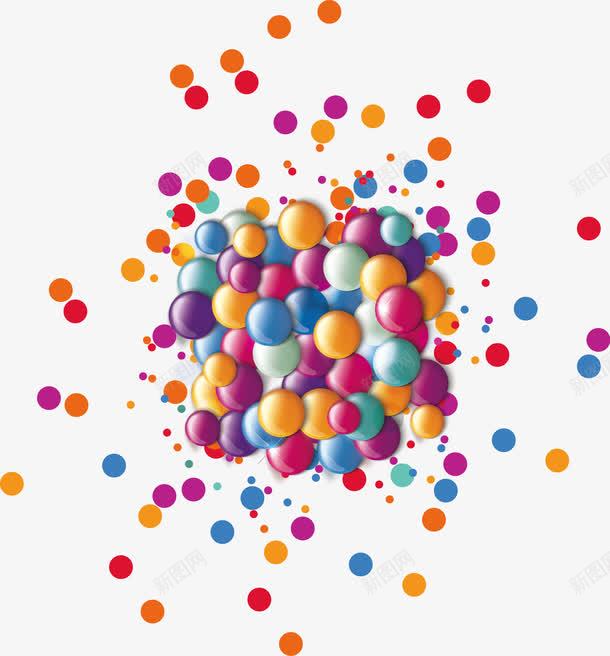 彩绘气泡png免抠素材_新图网 https://ixintu.com 可爱 圆形 小清新 彩泡 彩绘 彩绘气泡 彩绘气球 彩色泡泡