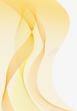 金色弧形金色梦幻交织曲线高清图片