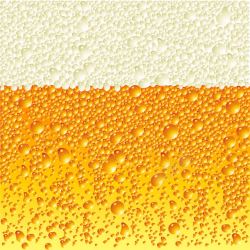 夏季酒水啤酒气泡高清图片