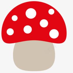 蘑菇的组成扁平化不规则图形图形组成高清图片