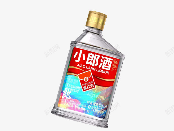 小瓶饮料酒水png免抠素材_新图网 https://ixintu.com 小瓶 小郎酒 白酒 酒水