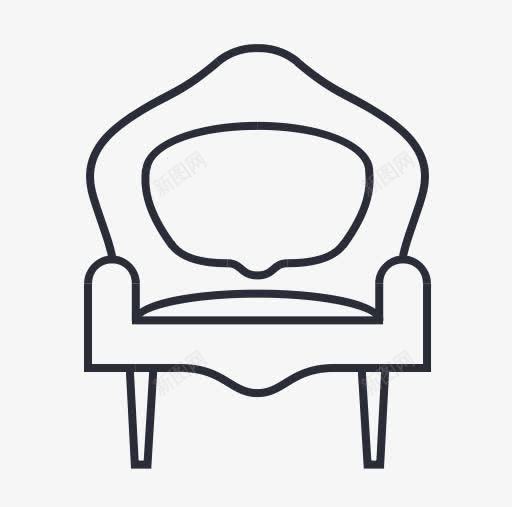 扶手椅椅子家具室内沙发图标png_新图网 https://ixintu.com logo 单人沙发 图标 图案 坐位 坐席 安慰 家具 家居 家庭 座位 扶手椅 简笔画 简约图 造型图案 黑色