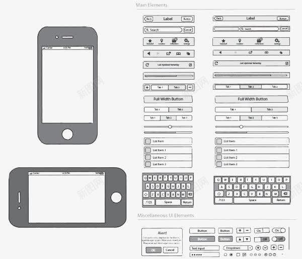 苹果手机操作界面黑白线稿图标png_新图网 https://ixintu.com app app界面设计 手机 手机UI界面 手机界面 手机界面图标 手机线稿 操作 界面 界面设计模板 登录 苹果 苹果手机 苹果界面 设计 黑白