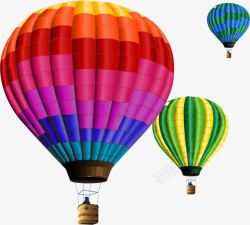 彩色氢气球矢量图素材