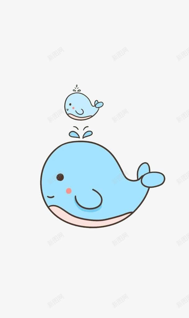 海豚矢量图ai免抠素材_新图网 https://ixintu.com 亲情 可爱 大小海豚卡通 海豚logo 矢量图