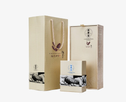 冻海鲜礼盒包装高档海鲜礼品盒高清图片