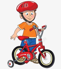 学习骑自行车儿童骑单车高清图片