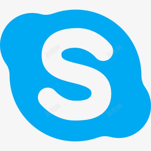 Skype图标png_新图网 https://ixintu.com Skype 品牌 品牌和标志 标志 标识 社交媒体 社交网络 视频电话