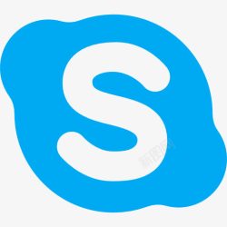 社交网络用户Skype图标高清图片