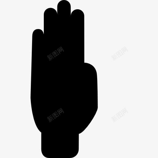 四个手指图标png_新图网 https://ixintu.com 一方面 剪影 四 影子手势 手势 手指 手的图标 数字 计数