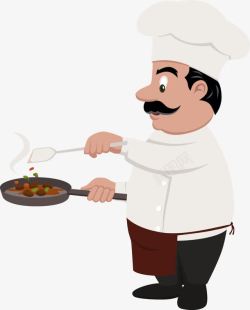 卡通人物厨师素材
