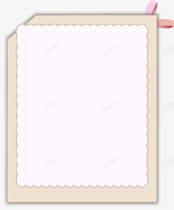 粉色花边边框png免抠素材_新图网 https://ixintu.com AI 卡通 手绘 标签 淡粉边框 照片墙 粉红 粉色 线条 花边 边框