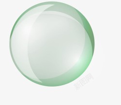 梦幻气泡绿色简约泡泡高清图片