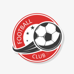 足球队队徽可修改足球徽章图标高清图片
