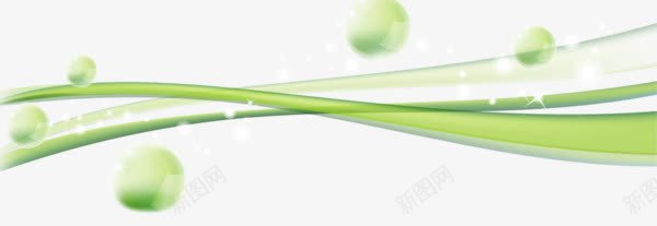 网站png免抠素材_新图网 https://ixintu.com PPT元素 宣传单 曲线条 气泡 海报 点缀 线条 绿色 网站 网站装饰 背景 花边装饰 装饰 设计