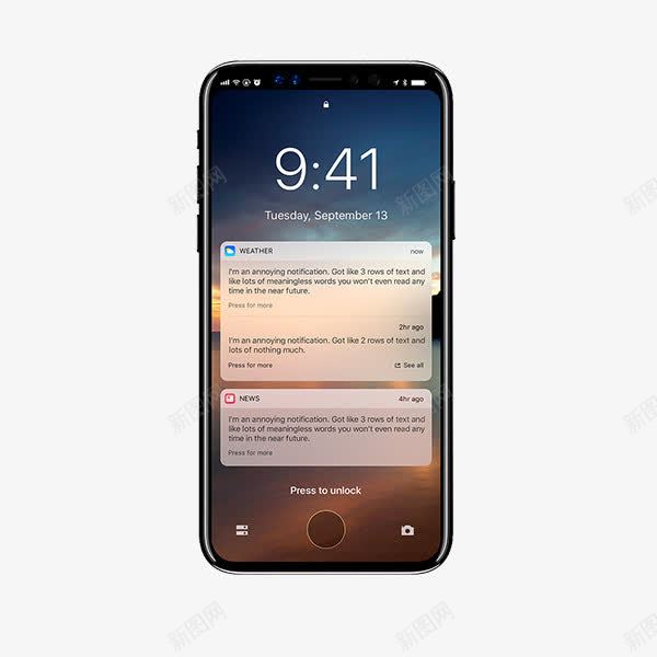 iPhone8正面png免抠素材_新图网 https://ixintu.com AI X iPhone iPhone8 iphone 乔布斯 人脸识别技术 全面屏 宣传单 技术 未来 苹果8 苹果8plus 苹果X 超视网膜 面部识别 预售