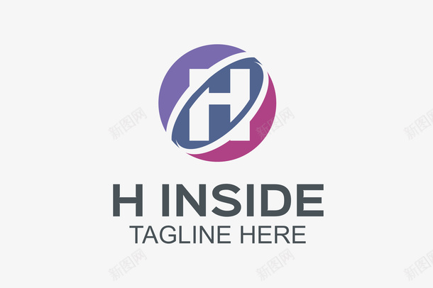 字母圆形H的logo图标png_新图网 https://ixintu.com logo 三色 圆形 字母H 形状圆图案图标 彩色 简约 精美 设计感