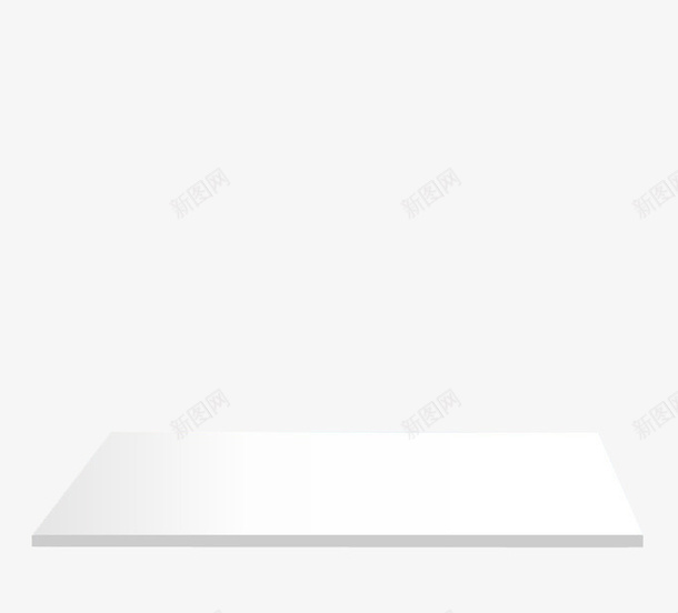 白色展台png免抠素材_新图网 https://ixintu.com 层板 展台 形象 搭建 明快 材质 白色 白色展台 简洁 设计 隔板