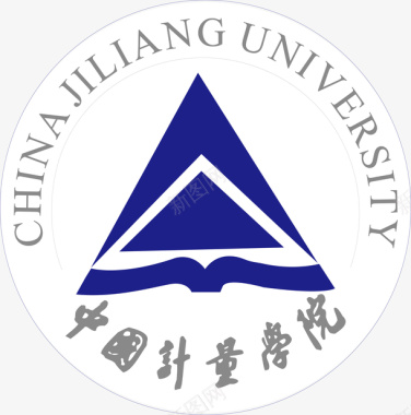 中国计量学院logo矢量图图标图标