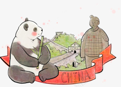 中国文化传统插画素材