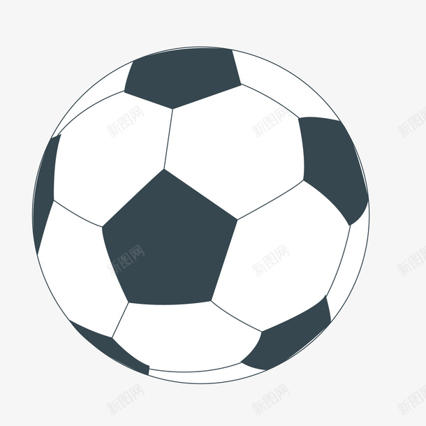 卡通手绘足球png免抠素材_新图网 https://ixintu.com 一颗足球 手绘 标签设计 比赛 贴纸设计 足球 运动会 项目