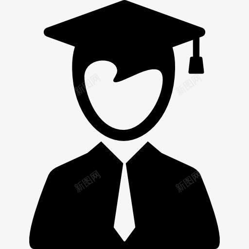 研究生的头像图标png_新图网 https://ixintu.com 人 大学 大学毕业 学士 帽子 毕业 毕业帽