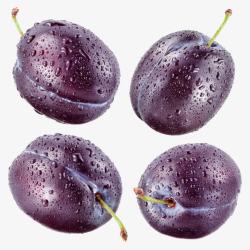 西梅PNG素材水果高清图片