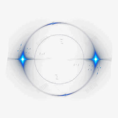 手绘蓝色圆形光环图png免抠素材_新图网 https://ixintu.com 创意 卡通手绘 发光 圆形 圆环 水彩 蓝色 装饰