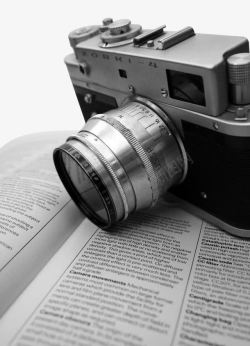 黑白复古胶卷相机相机人生高清图片