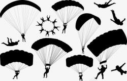 高空跳伞高空跳伞高清图片