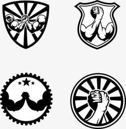 决斗盾牌logo图标高清图片