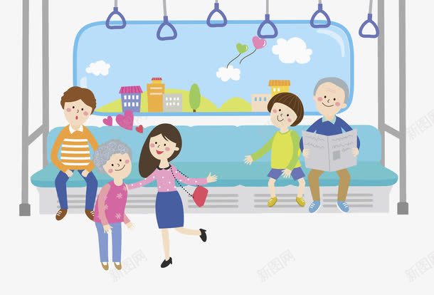 蓝色长椅png免抠素材_新图网 https://ixintu.com 云朵 卡通 可爱 地铁 建筑 手绘 气球 蓝色 跳舞 长椅