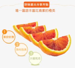 地瓜详情页说明切开的血橙说明高清图片