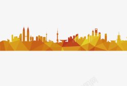 上海剪影矢量图城市剪影高清图片