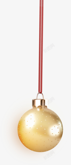 圣诞节氛围球球装饰物素材