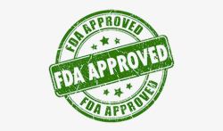 消费者信任度绿色素雅企业FDA认证标志图高清图片