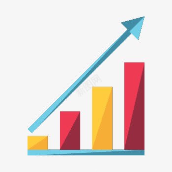 数据箭头png免抠素材_新图网 https://ixintu.com 指向 指示 方向 立体 统计表