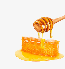 蜂蜜色天然枸杞蜂蜜高清图片