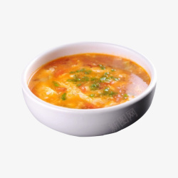 鸡蛋番茄番茄笋干蛋花汤食品高清图片