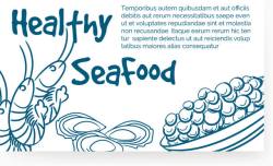美食海鲜贝类名片素材