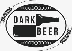 啤酒瓶图标免抠啤酒标签图标高清图片