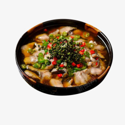 鲜椒鱼片非常好吃的藤椒烤鱼高清图片