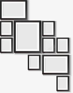 挂墙画框画框相框高清图片