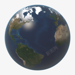 地图png免费下载手绘蓝色地球高清图片