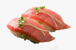 鱼肉料理握寿司金枪鱼高清图片