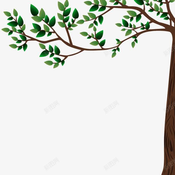 卡通绿色树木背景png免抠素材_新图网 https://ixintu.com 卡通 春天 树叶 树木 植物 清新 绿色