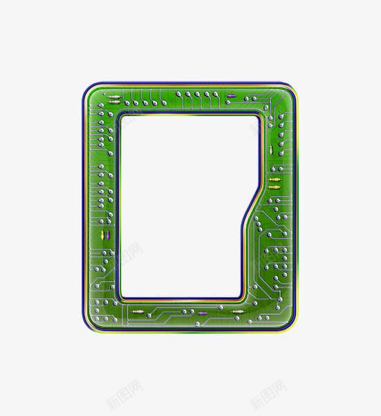 电路板字母opng免抠素材_新图网 https://ixintu.com 创意数字 工业风 接线图 电路板字母数字