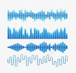音轨音轨声波图图标高清图片