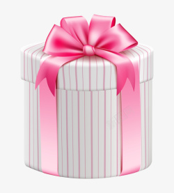 直播间礼物写实礼盒粉色卡通写实盒子高清图片